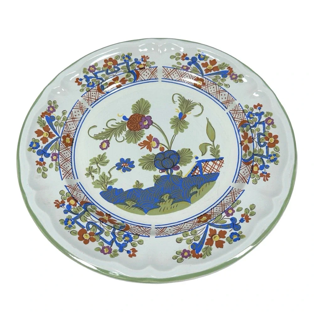 Provinstone International China Lotus‎ Valley S-1104 Dinner Plates Lot 7 Japan